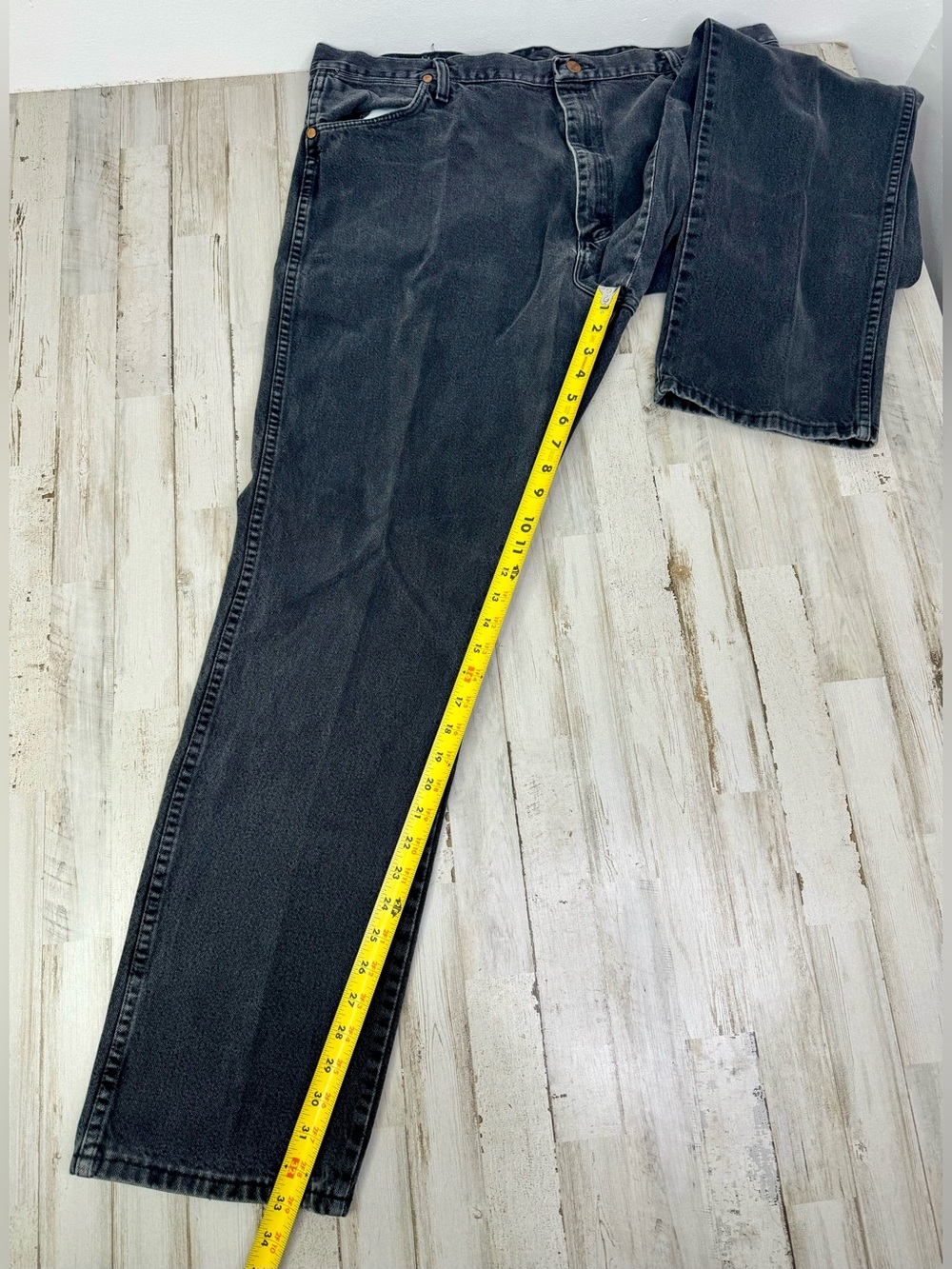 Wrangler Jeans Men's 42x33 Black Cowboy Western Outdoors 13MW2WK Lot Of 2 - Picture 6 of 12
